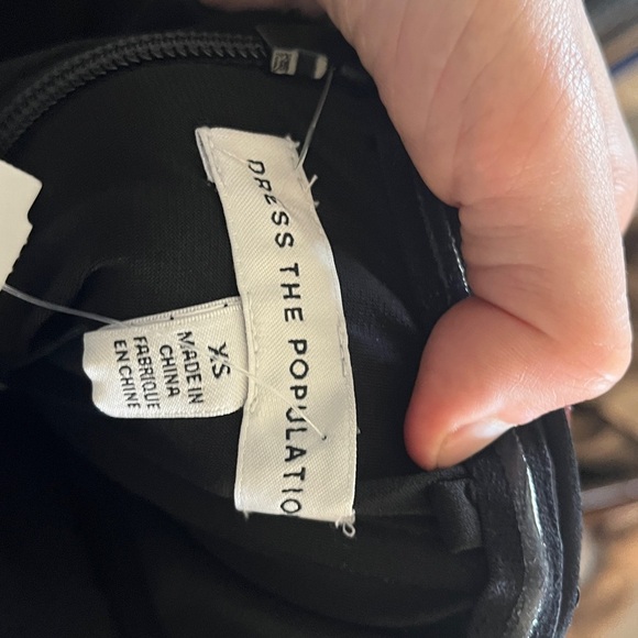 Dress the population Alexis Sequin Midi Dress Xs NWT - Picture 3 of 6